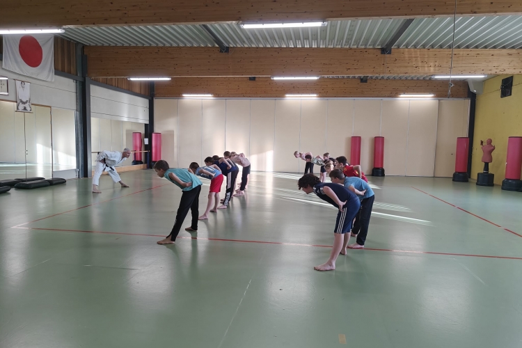 Initiatie karate en netbal